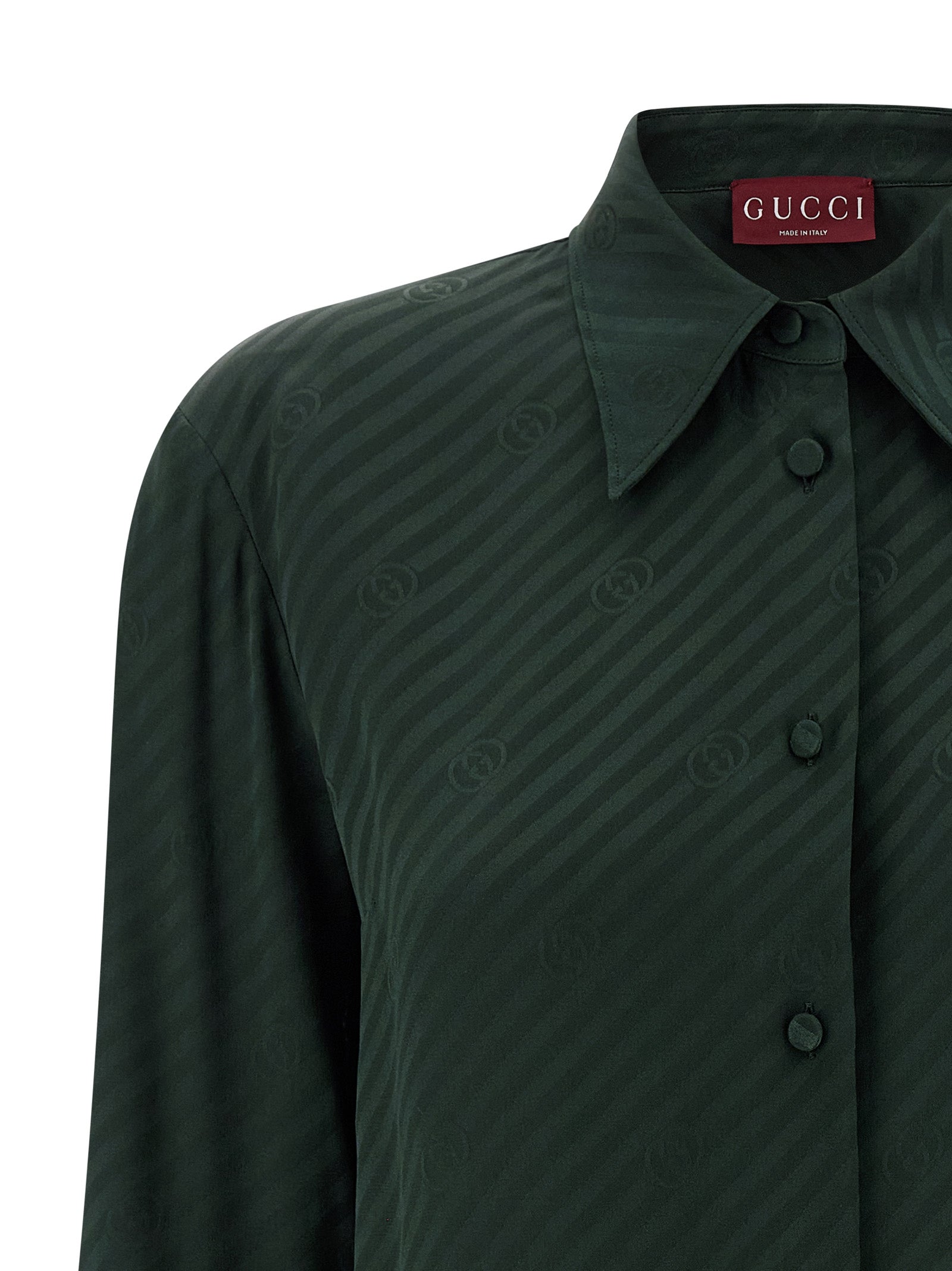 GUCCI - GUCCI - ’Incrocio GG’ shirt - Women’s Tops