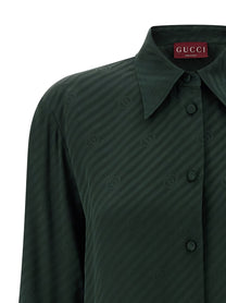 GUCCI - GUCCI - ’Incrocio GG’ shirt - Women’s Tops