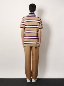 Gucci - Gucci Striped Cotton Polo Shirt - Men’s Tops