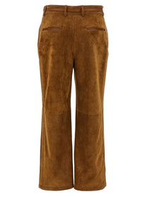 GUCCI - GUCCI - Suede pants - Women’s Pants
