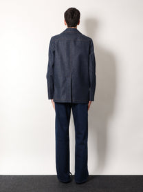 Gucci - Gucci Denim Peacoat With Contrasting Stitching - Men’s Tops