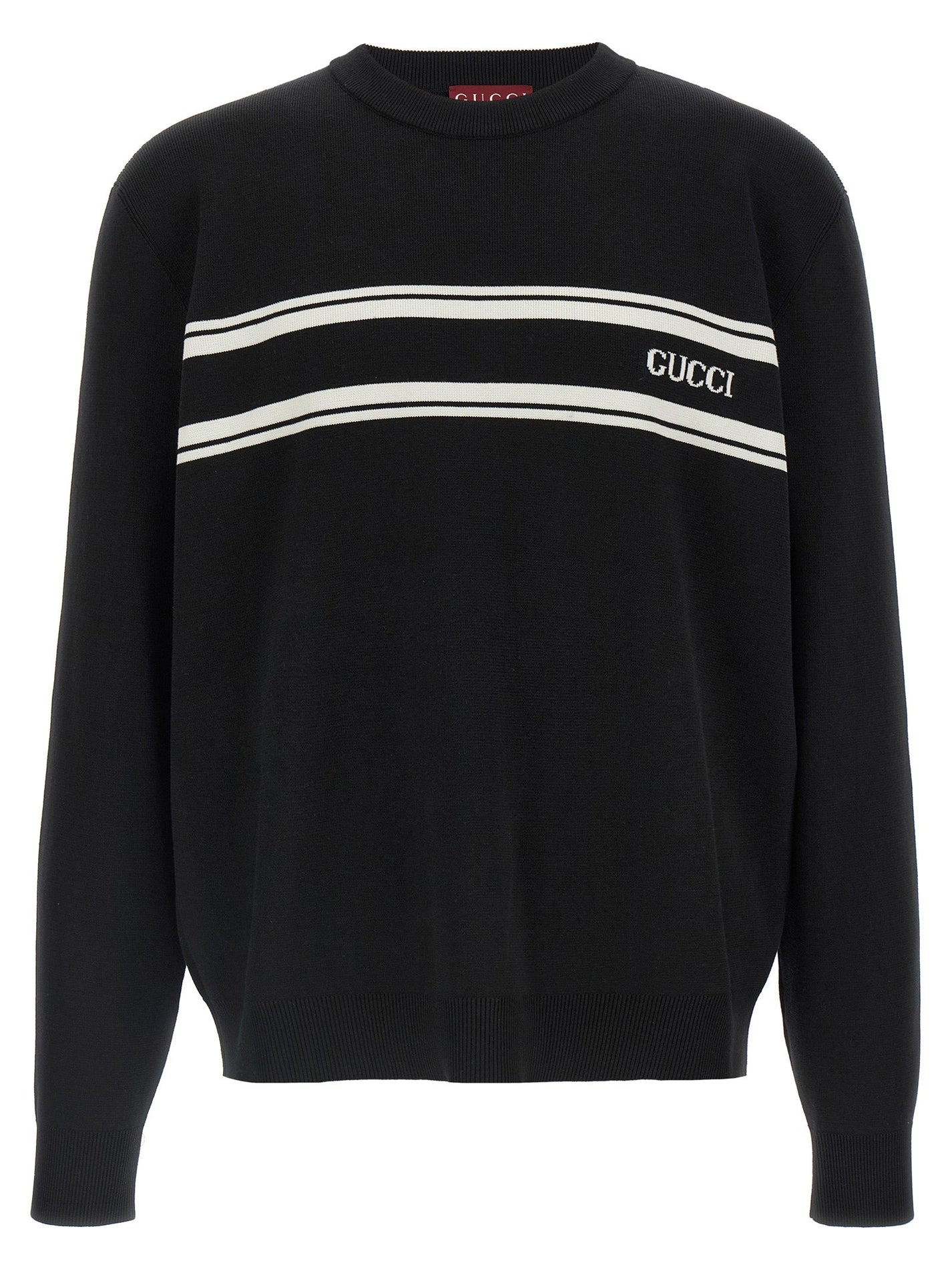 GUCCI - GUCCI - ’Intarsio Gucci’ sweater - Men’s Knitwear