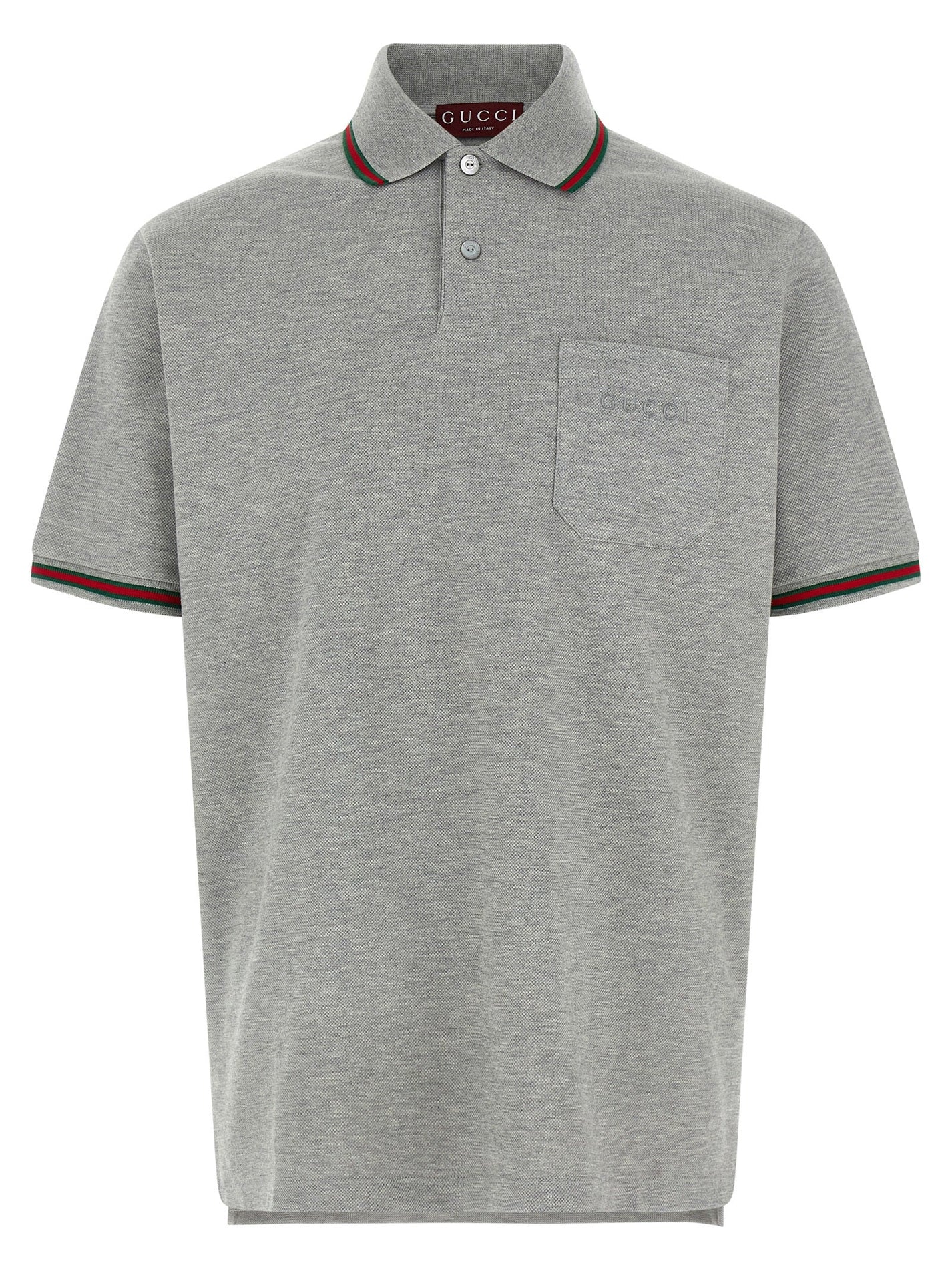 GUCCI - GUCCI - ’Nastro Web’ polo shirt - Men’s Top