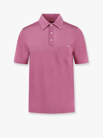 Gucci - Gucci Silk Polo Shirt With Lateral Intarsia - Men’s Tops
