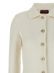 GUCCI - GUCCI - Cotton cardigan - Women’s Knitwear