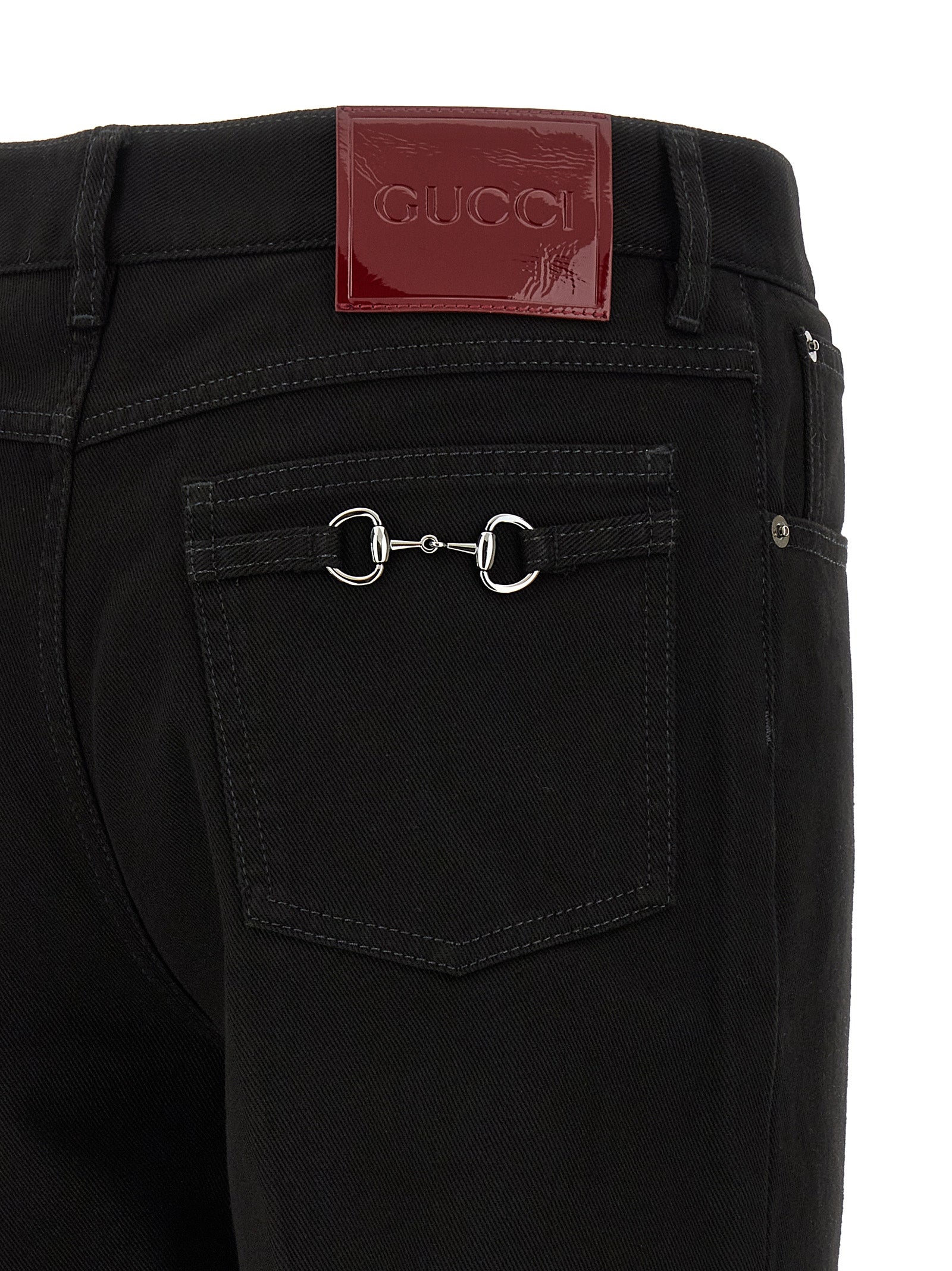 GUCCI - GUCCI - ’Morsetto’ cropped jeans - Men’s Clothing