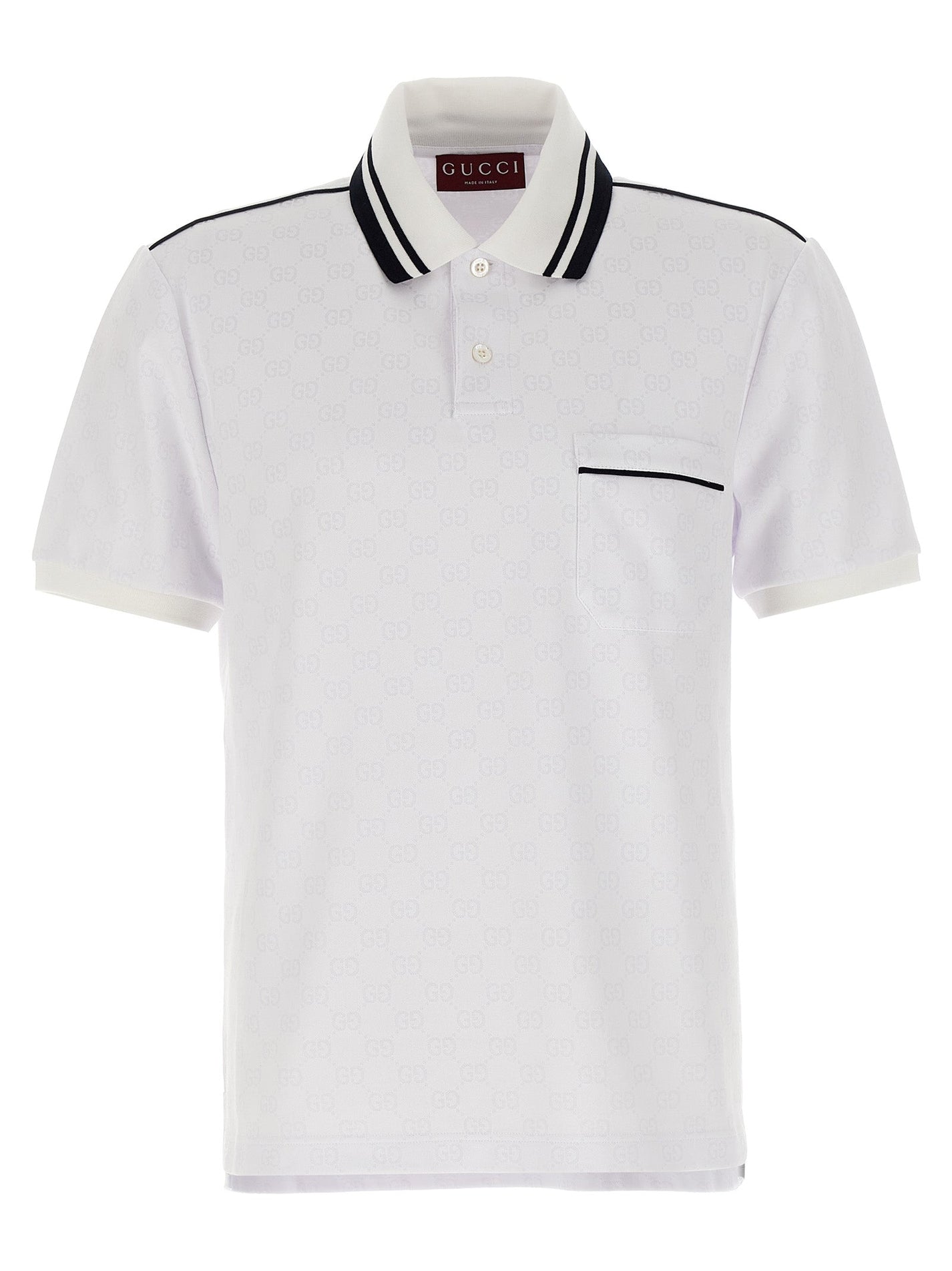 GUCCI - GUCCI - GG jacquard polo shirt - Men’s Tops