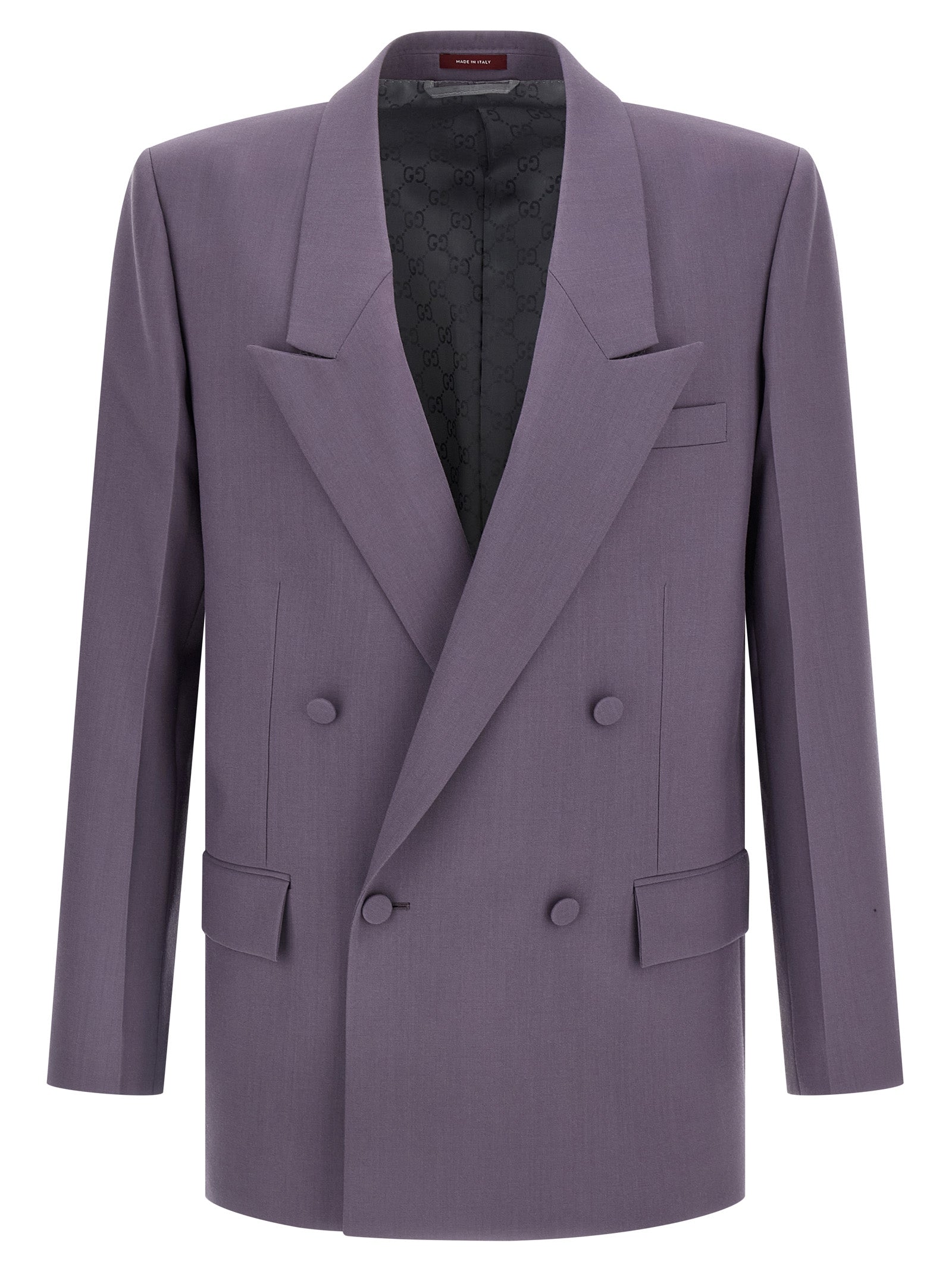 GUCCI - GUCCI - Double-breasted wool blazer - Men’s Clothing