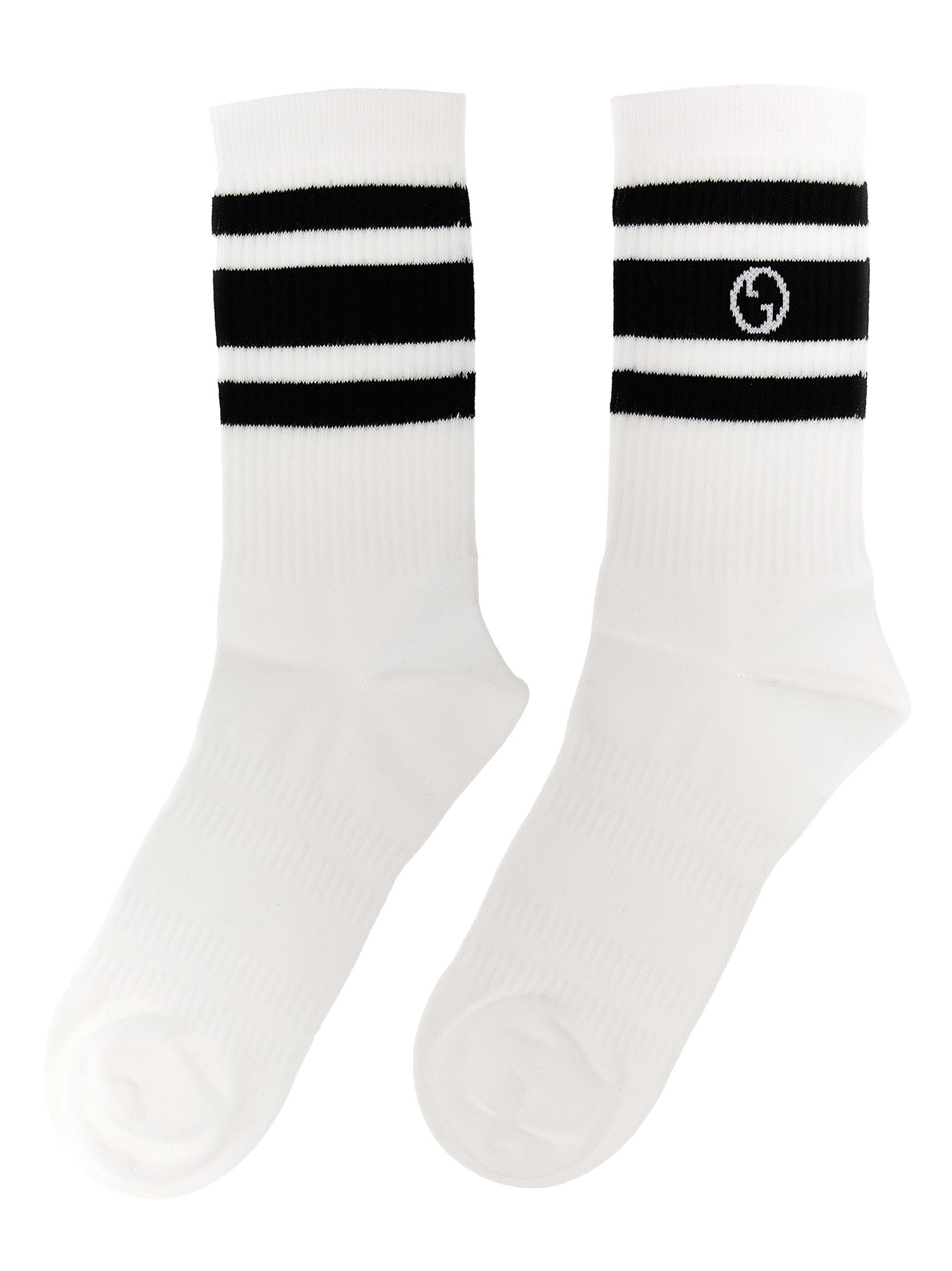GUCCI - GUCCI - Nastro Web logo socks - Men’s Clothing