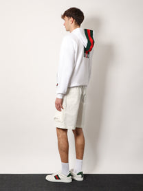Gucci - Gucci Cotton Sweatshirt With Logo On The Back - Men’s Sweatshirts