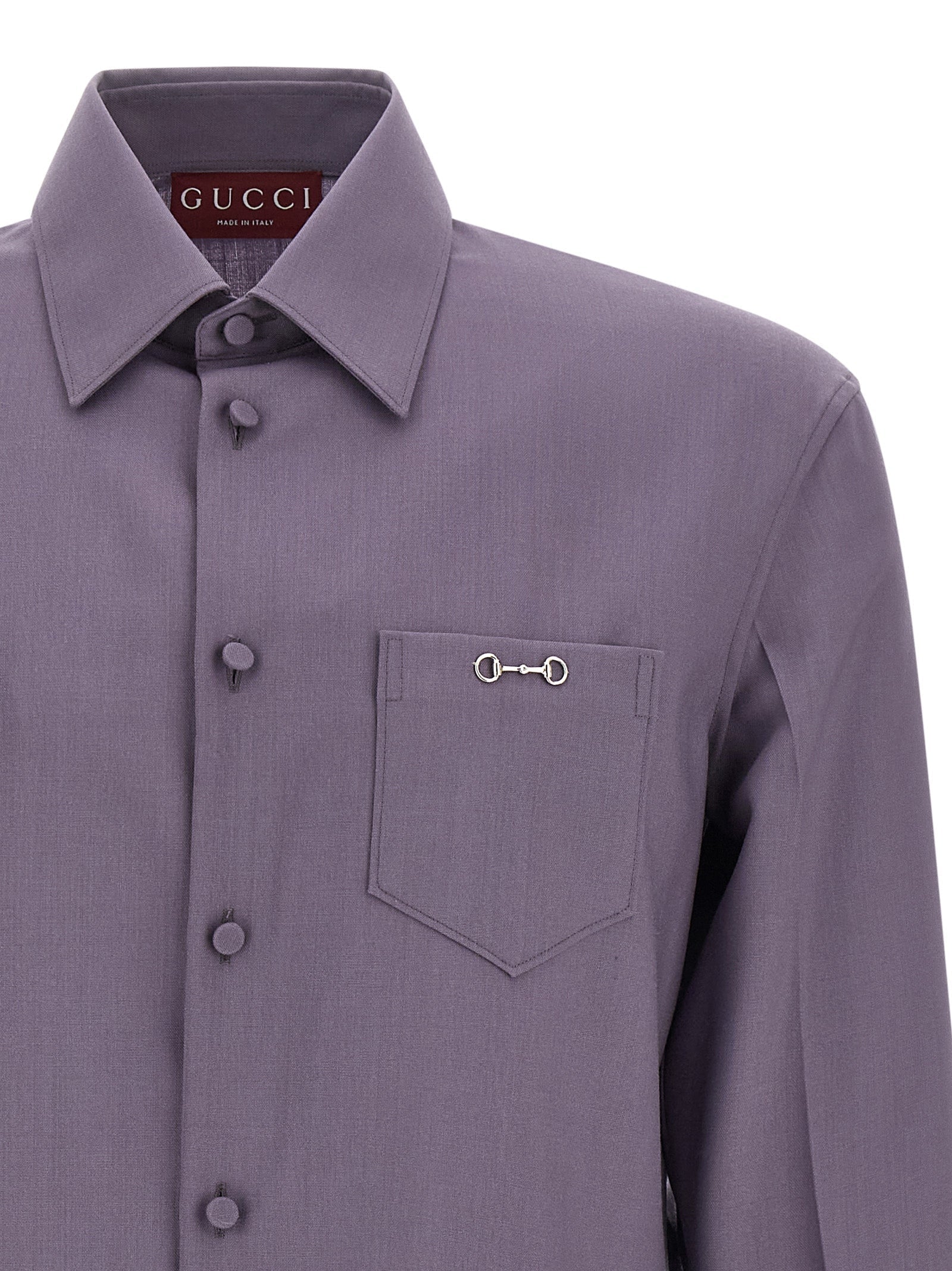 GUCCI - GUCCI - Horsebit shirt - Men’s Tops