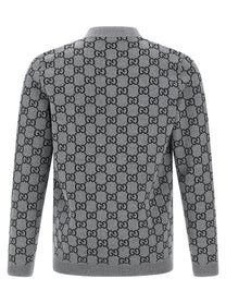 GUCCI - GUCCI - GG jacquard reversible cardigan - Women’s Knitwear