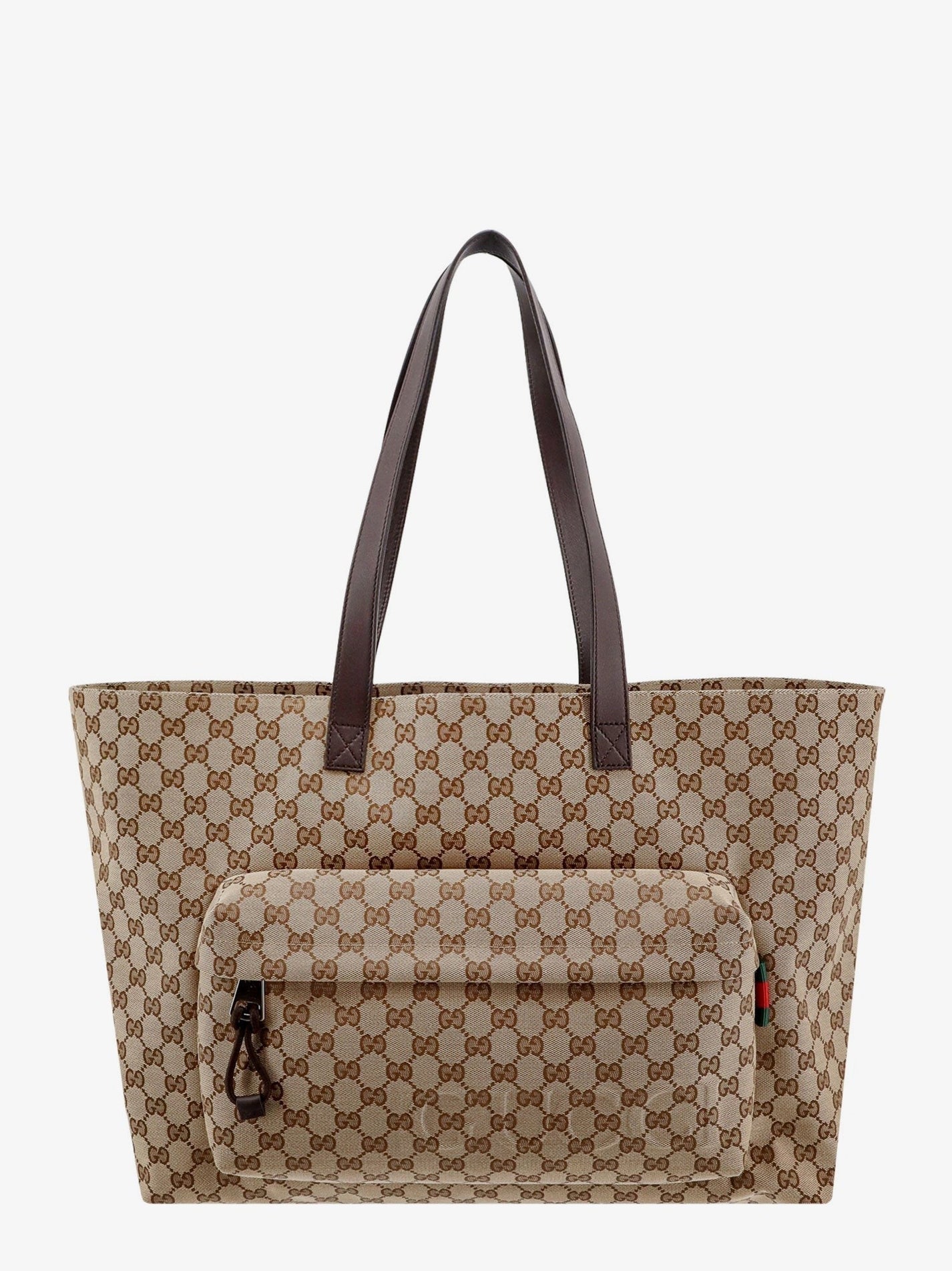 Gucci - Gucci Beige Gg Embossed Leather Shoulder Bag - Home-&gt;Man-&gt;Bags-&gt;Shoulder bags