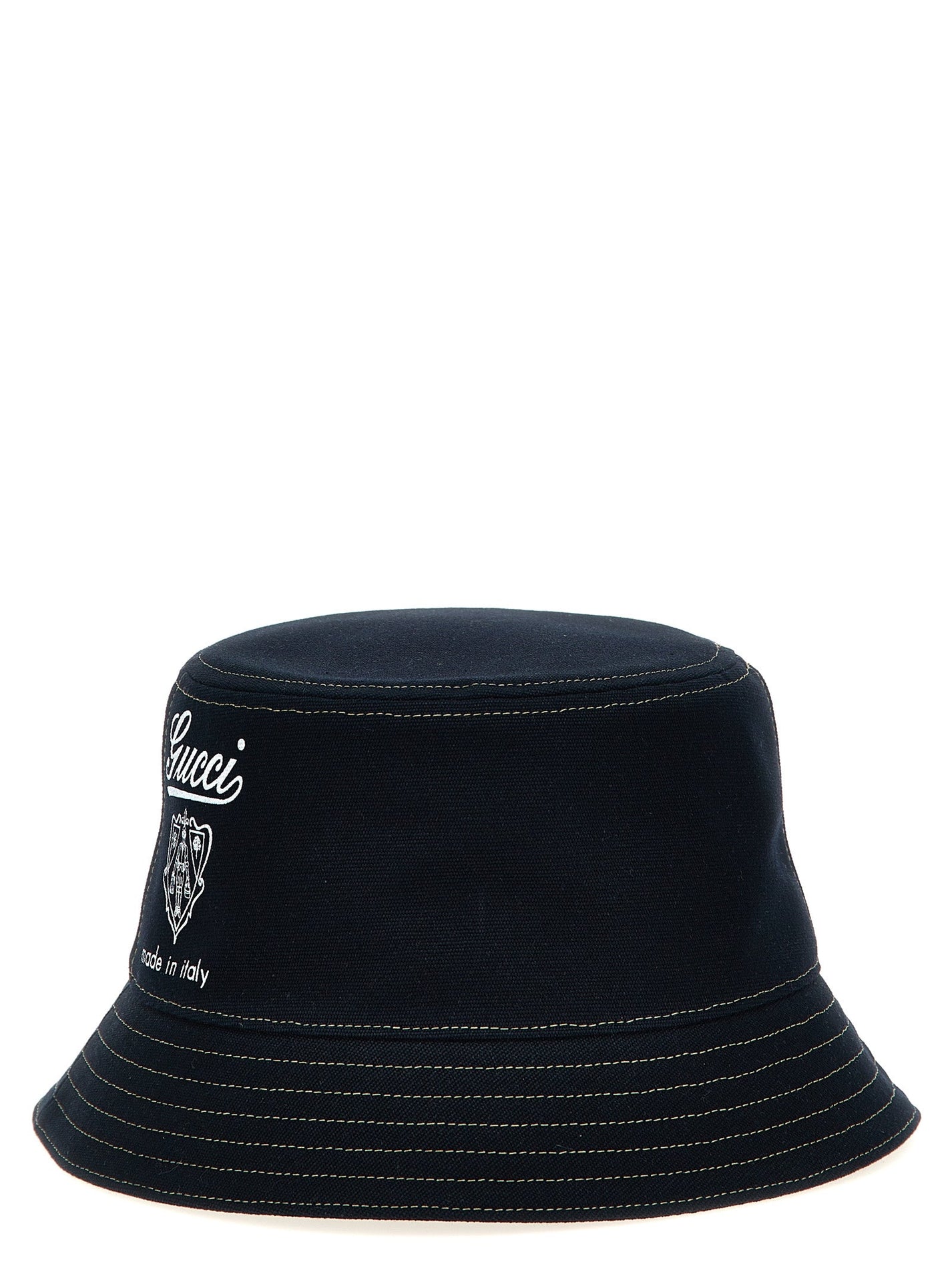 GUCCI - GUCCI - Gucci coat of arms bucket hat - Men’s Accessories