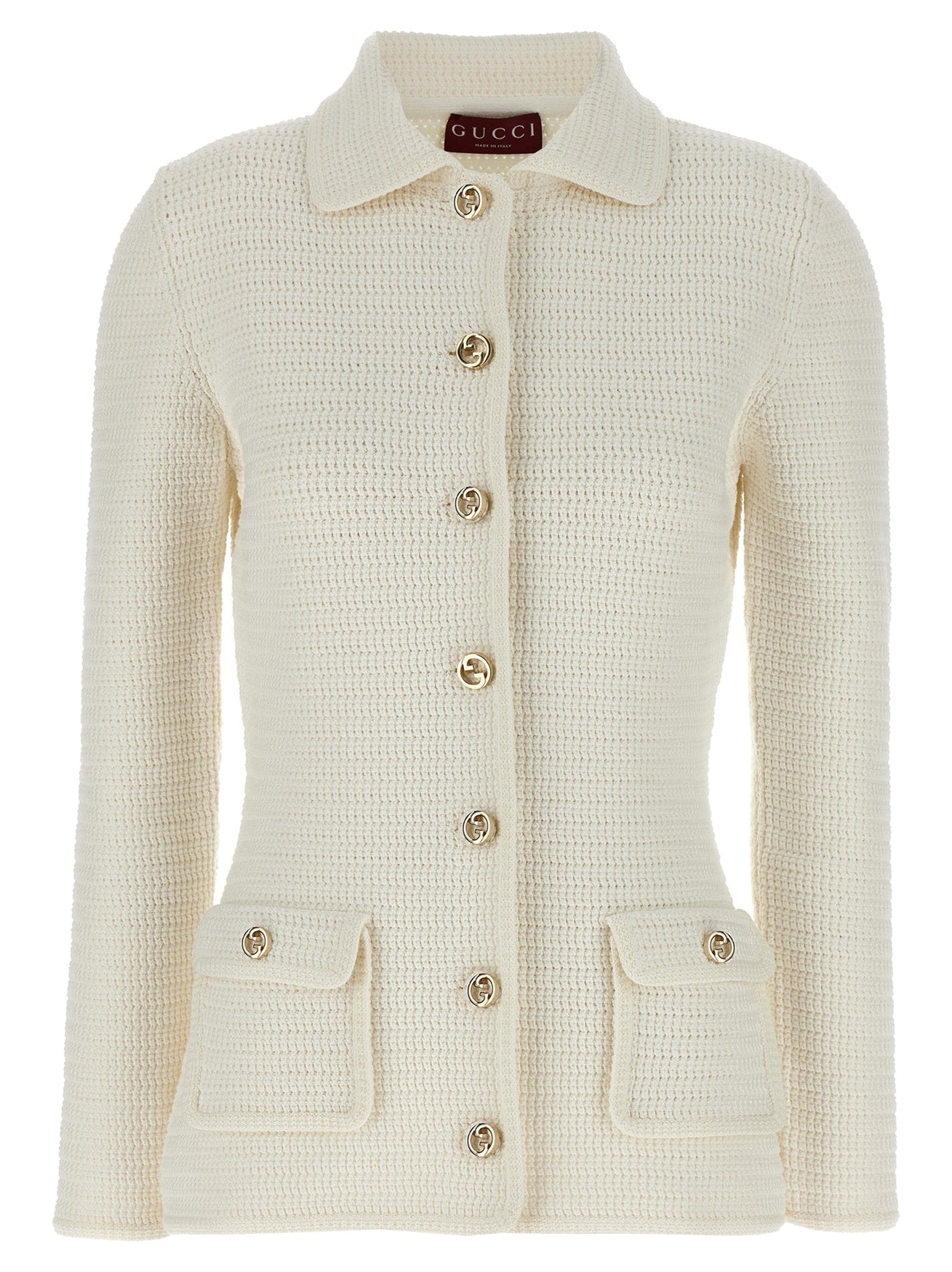 GUCCI - GUCCI - Cotton cardigan - Women’s Knitwear