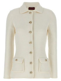 GUCCI - GUCCI - Cotton cardigan - Women’s Knitwear