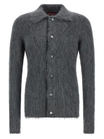 GUCCI - GUCCI - Mohair wool cardigan - Men’s Knitwear