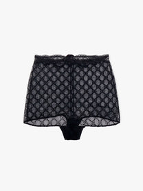 Gucci - Gucci Lace Culottes With All Over Gg Motif - Women’s Clothing