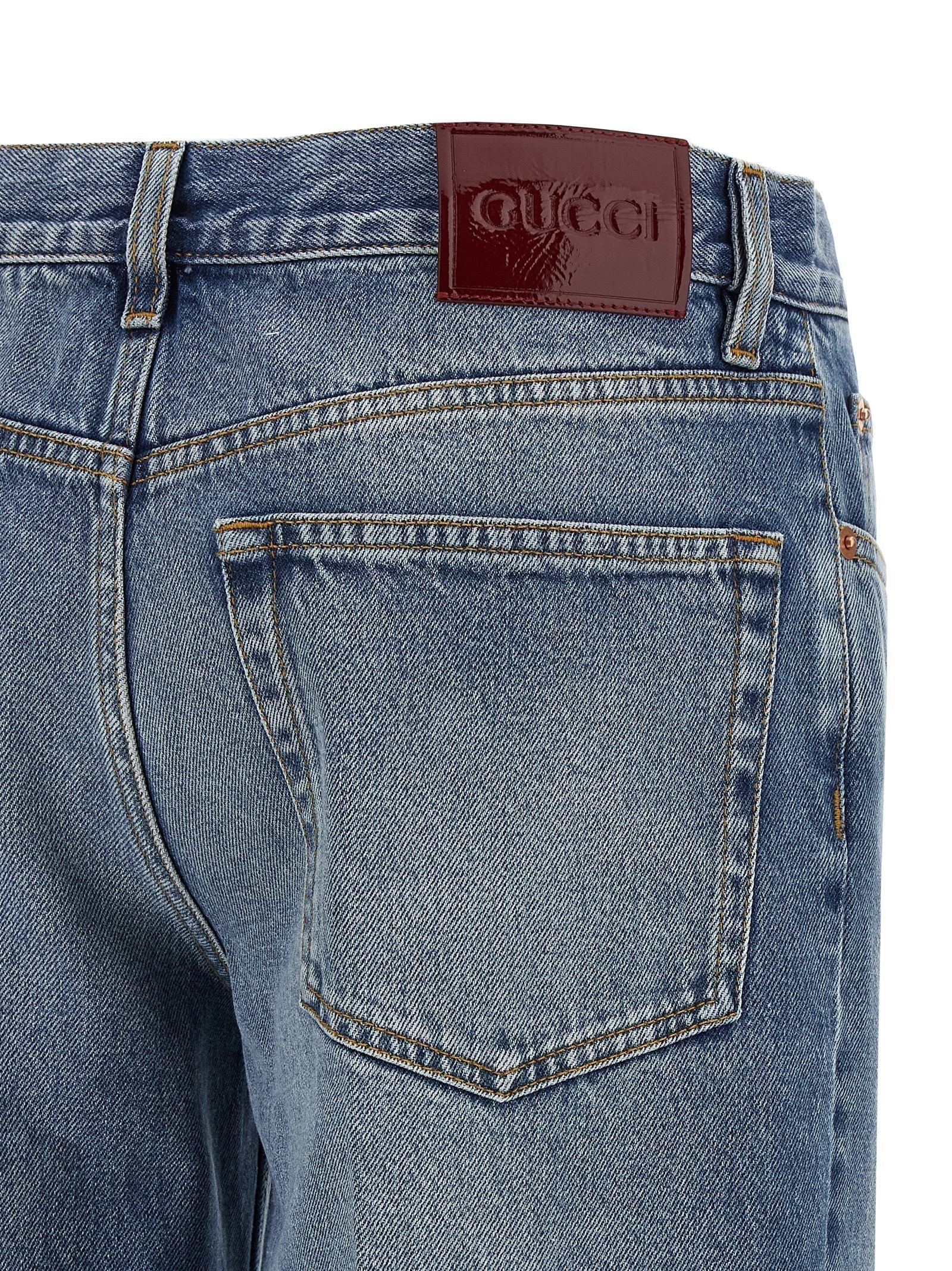 GUCCI - GUCCI - Straight leg jeans - Women’s Clothing