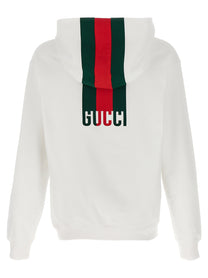 GUCCI - GUCCI - Nastro Web hoodie - Men’s Sweatshirts