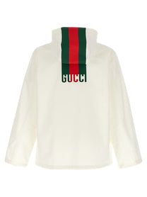 GUCCI - GUCCI - Nastro Web Water Repellent Jacket - Men’s Outerwear