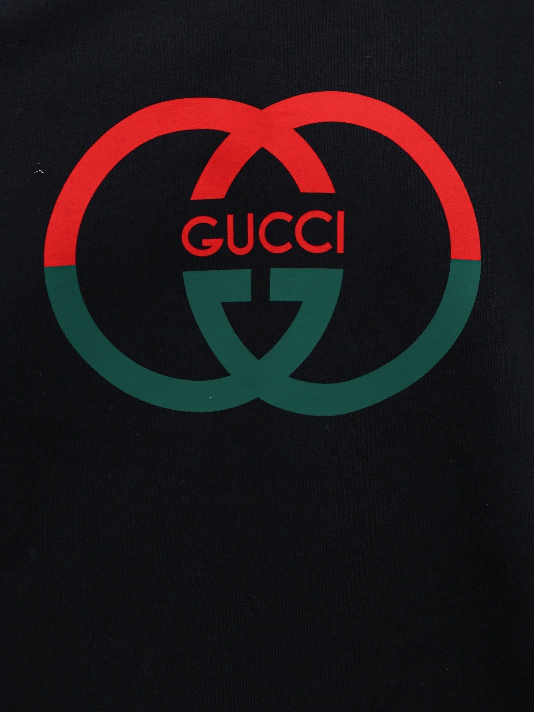 Gucci - Gucci Cotton Sweatshirt With Frontal Logo - Men’s Sweatshirts