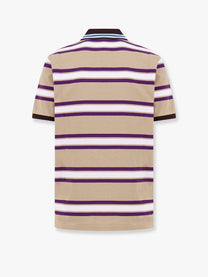Gucci - Gucci Striped Cotton Polo Shirt - Men’s Tops
