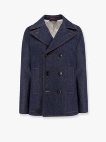Gucci - Gucci Denim Peacoat With Contrasting Stitching - Men’s Tops