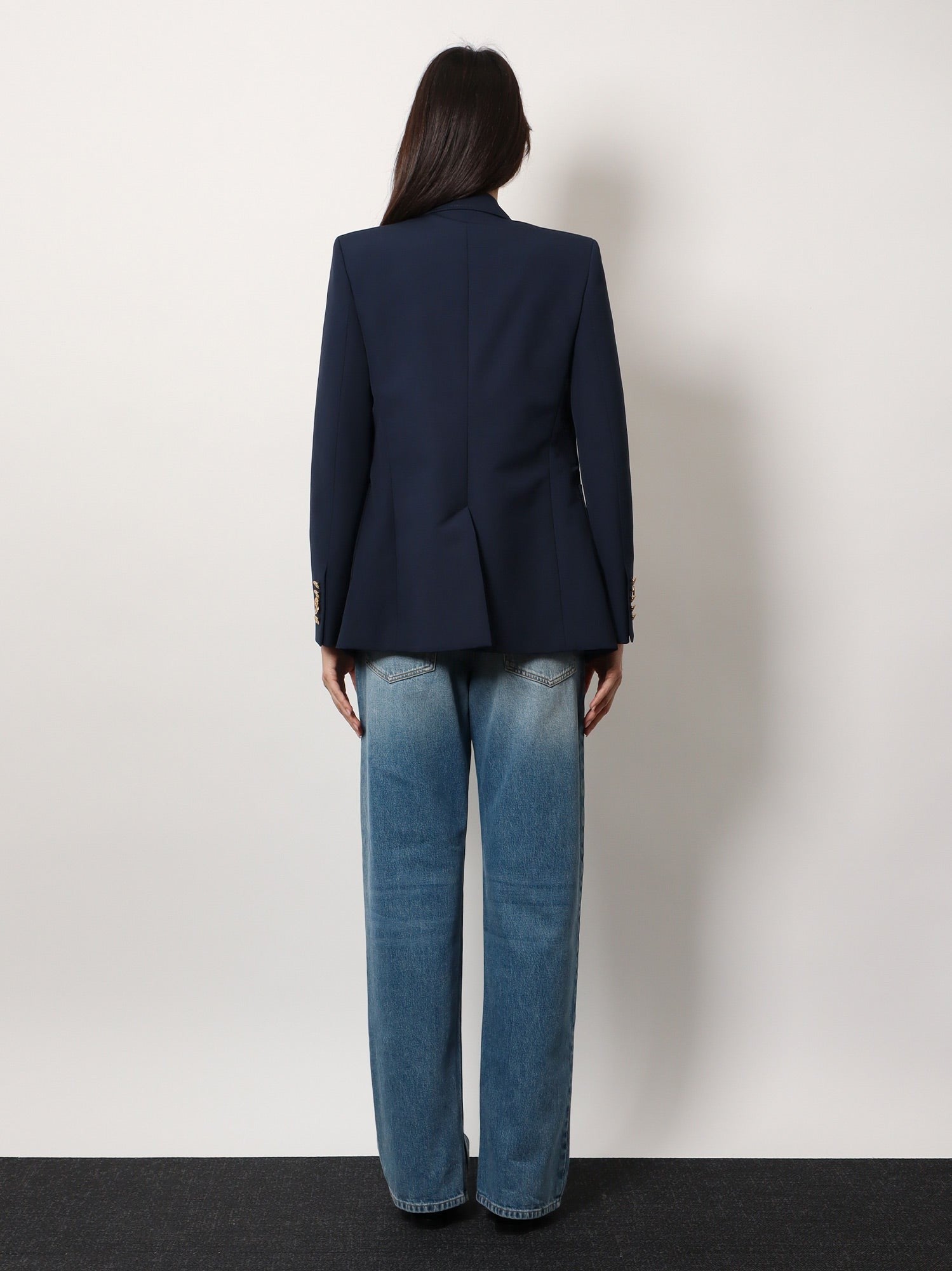 Gucci - Gucci Cotton Blazer With Iconic Gucci Crest Buttons - Women’s Clothing