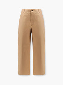Gucci - Gucci Cotton Trouser With Web Detail - Men’s Pants