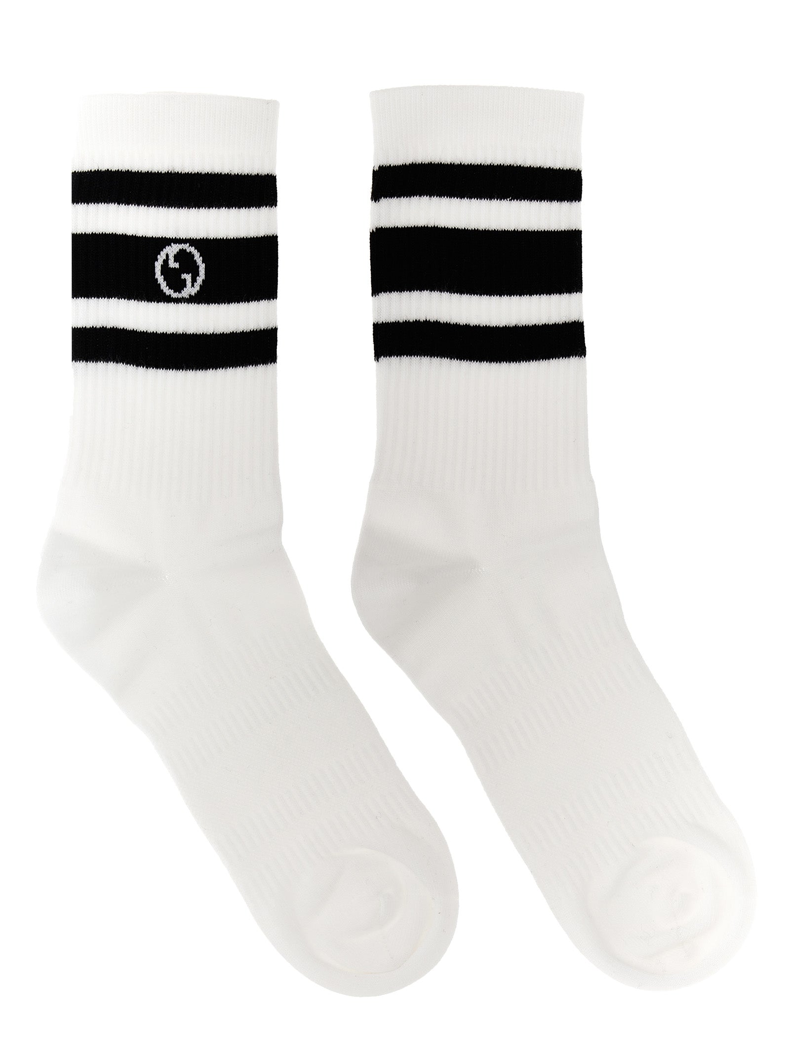 GUCCI - GUCCI - Nastro Web logo socks - Men’s Clothing