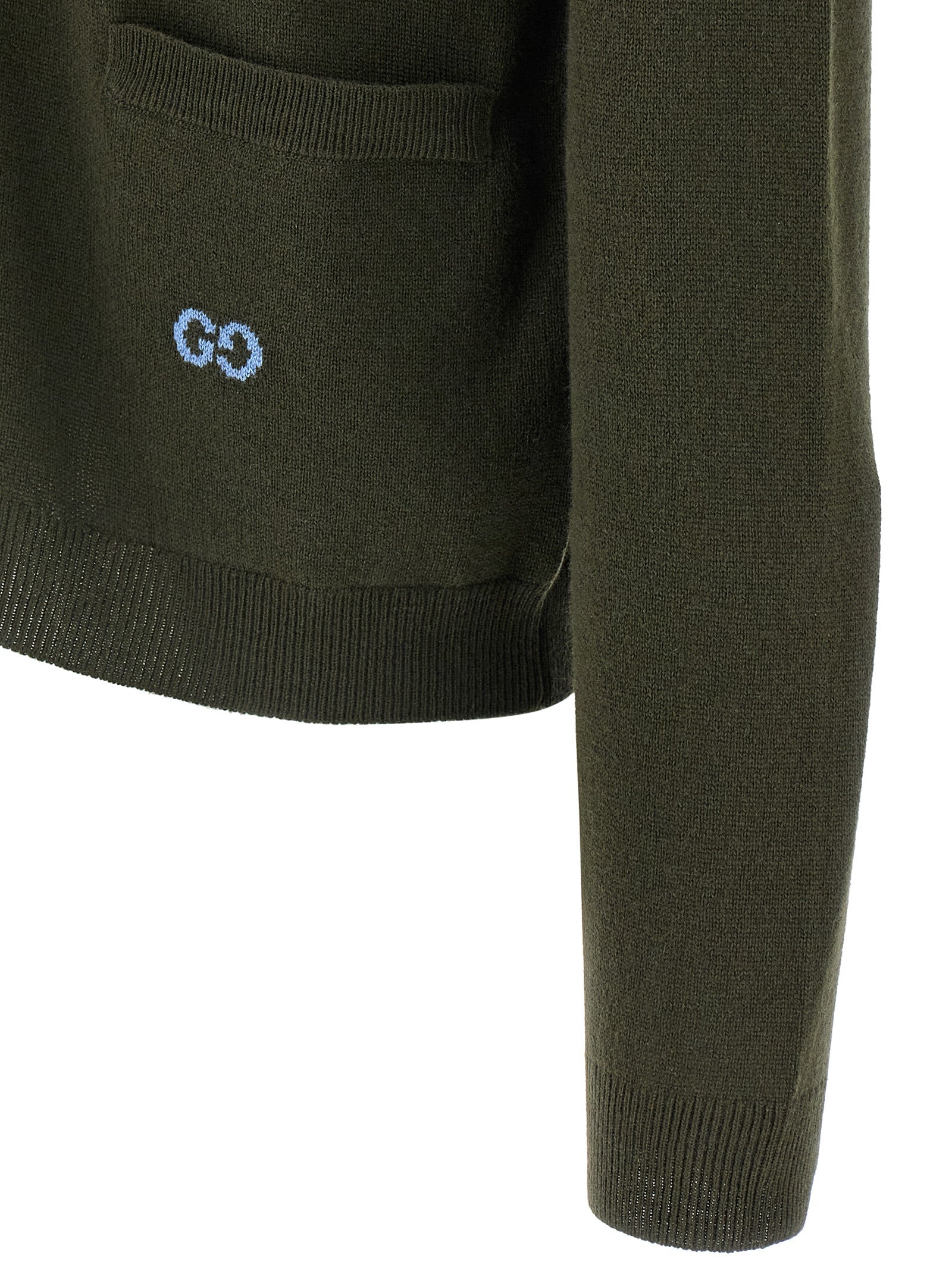 GUCCI - GUCCI - GG intarsia cardigan - Men’s Knitwear