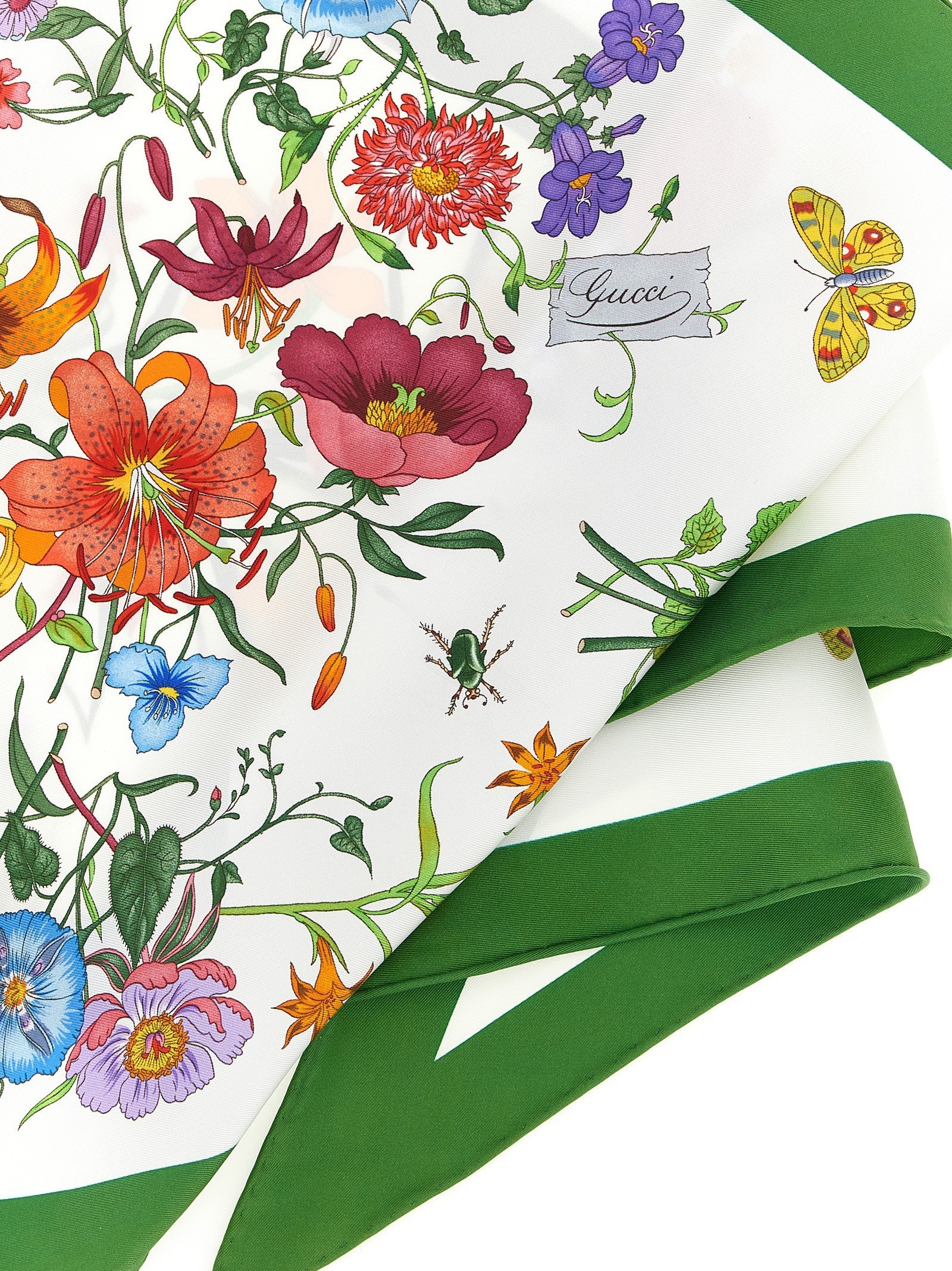 Gucci Gucci Flora Scarf White