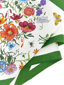 Gucci Gucci Flora Scarf White