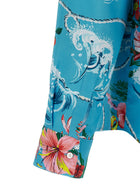 Gucci Gucci Floral Print Shirt Blue, view 4