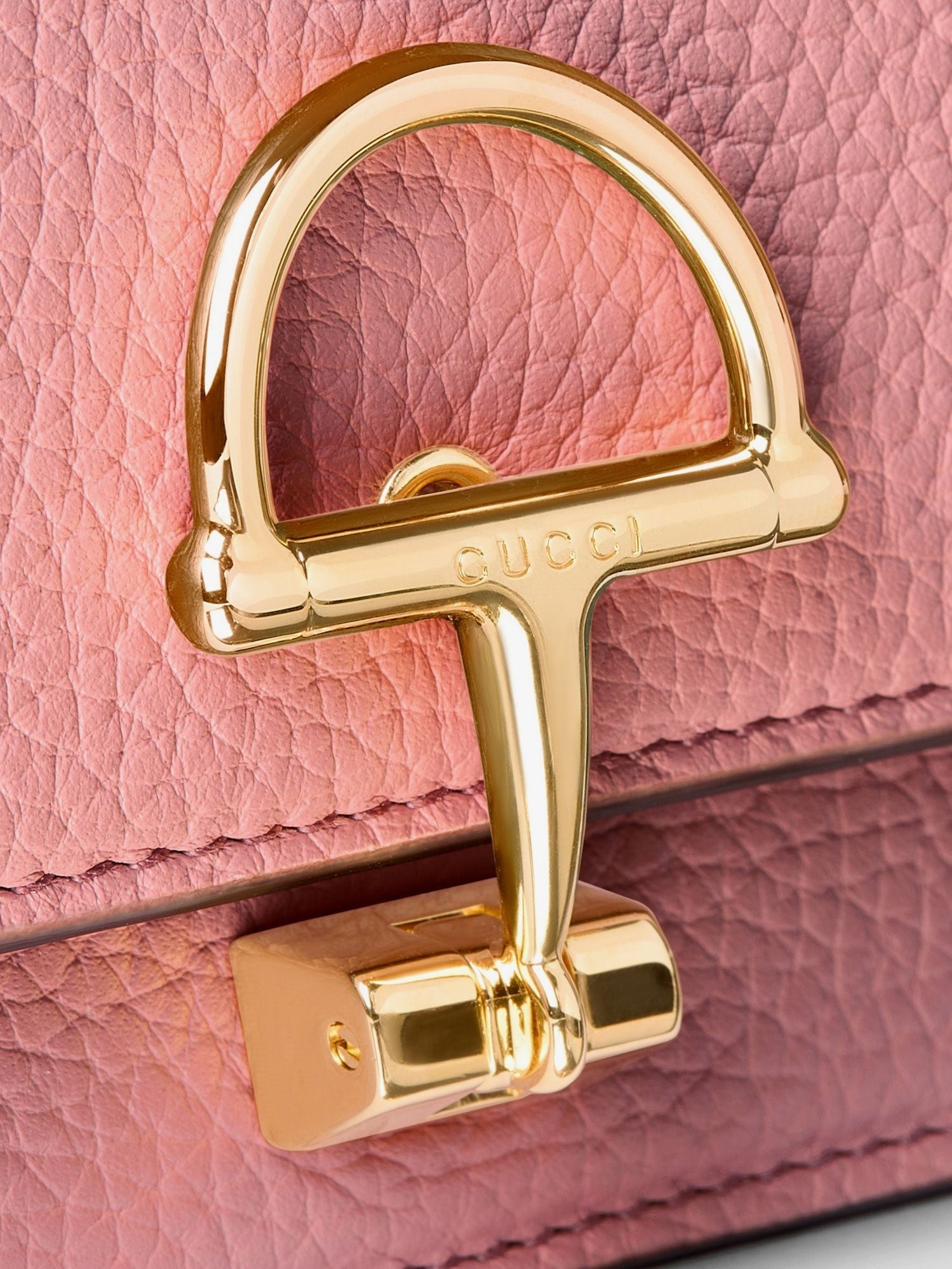 Gucci Women's Gucci Half Horsebit Leather Crossbody Bag Grey