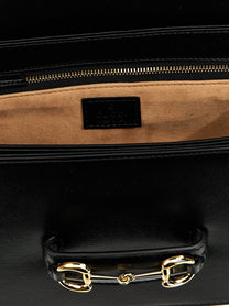 Gucci Gucci Horsebit Shoulder Bag Black