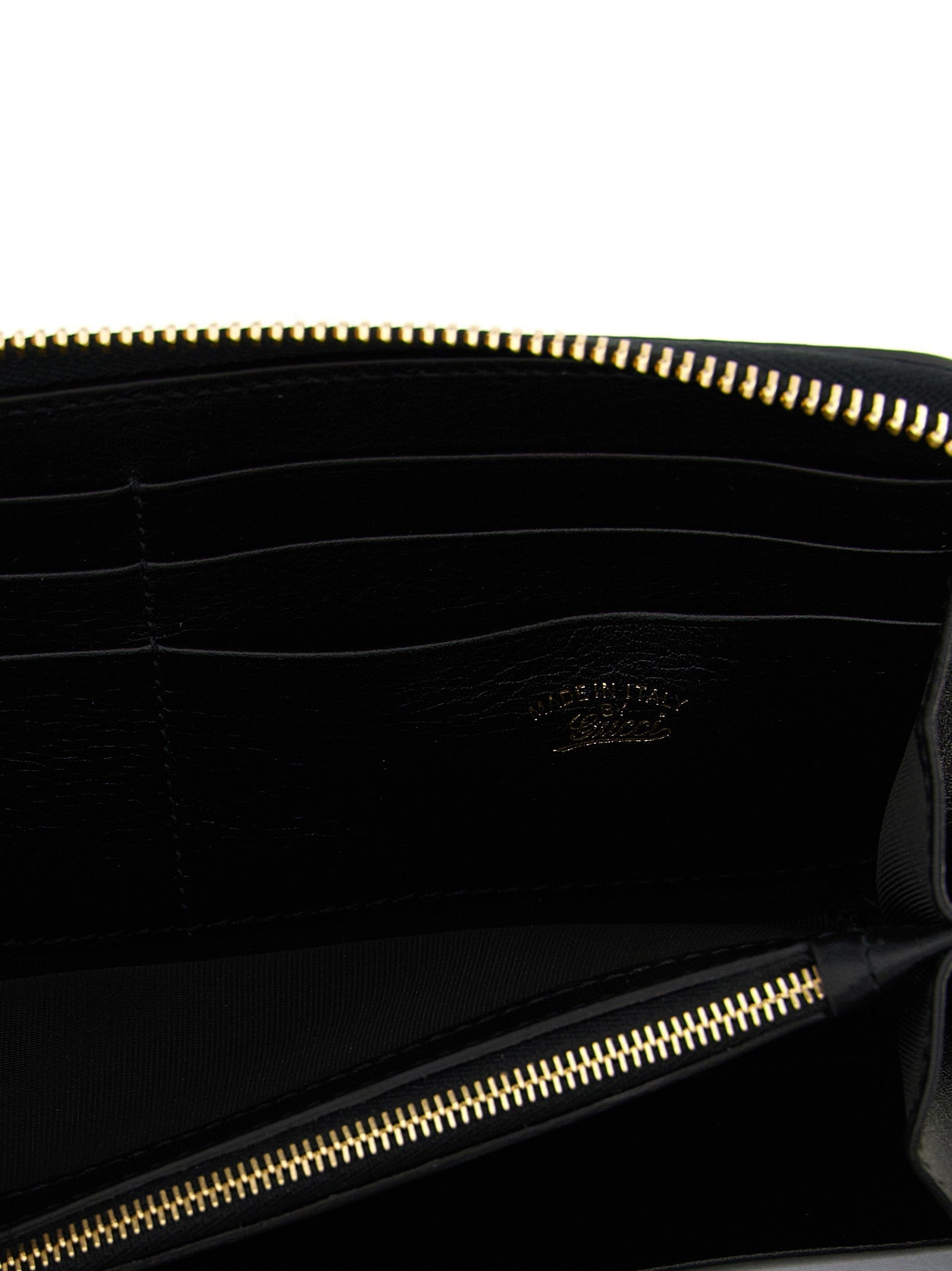 Gucci Gucci Horsebit Web Wallet Black