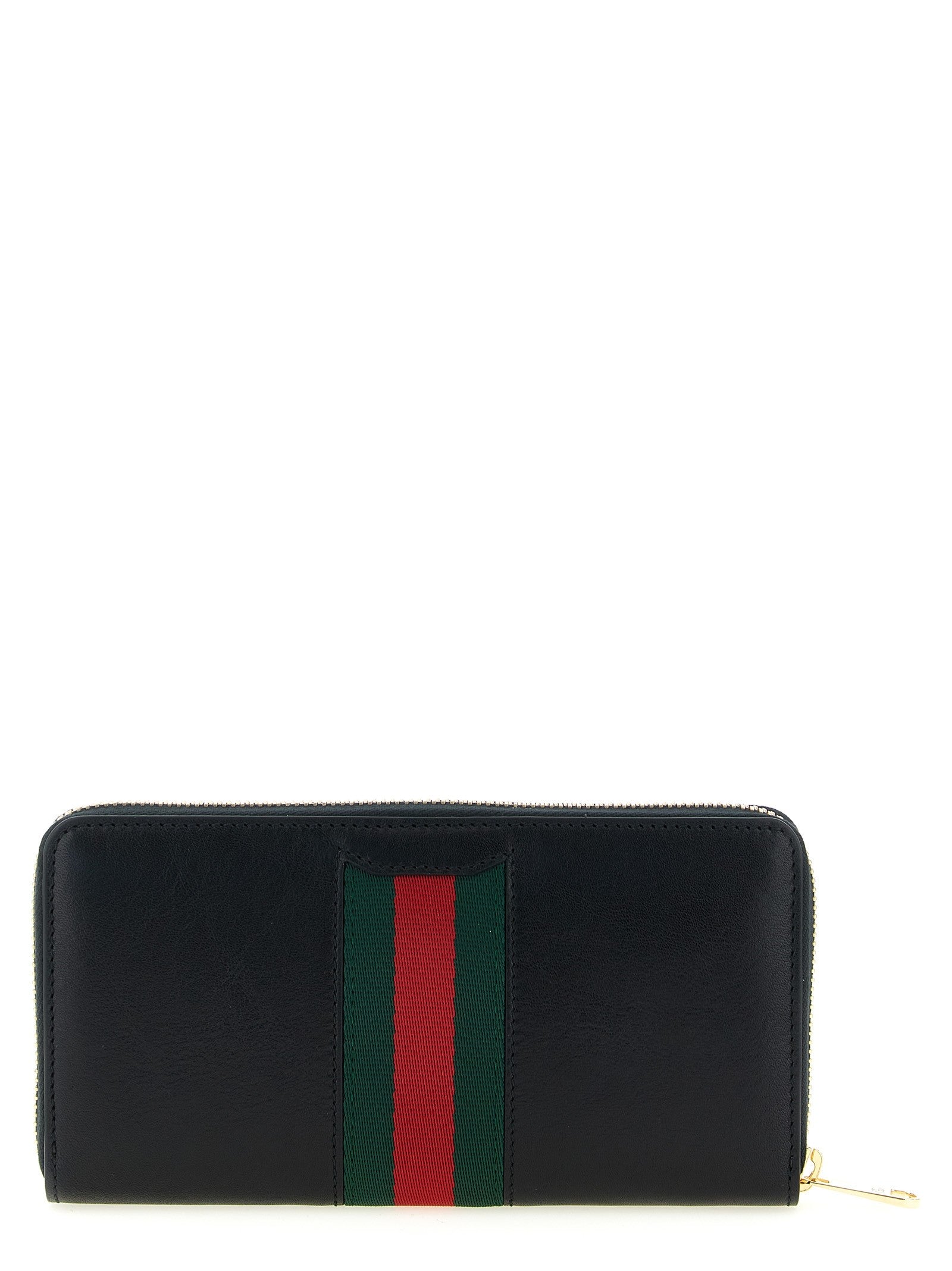 Gucci Gucci Horsebit Web Wallet Black