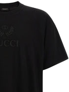 Gucci Gucci Incrocio GG Embroidered Shirt Black