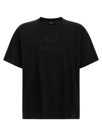 Gucci Gucci Incrocio GG Embroidered Shirt Black