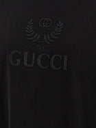 Gucci Gucci Incrocio GG Embroidered Shirt Black