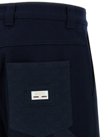 Gucci Gucci Incrocio GG Pants Blue