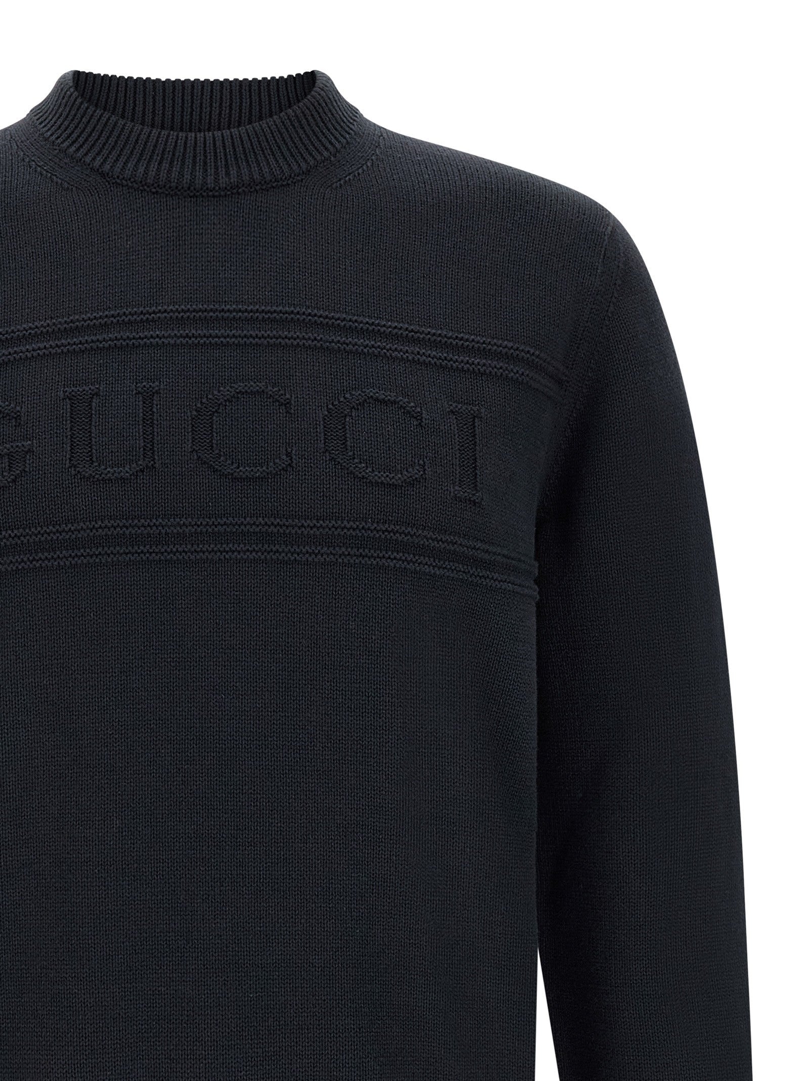 Gucci Gucci Intarsia Sweater Blue