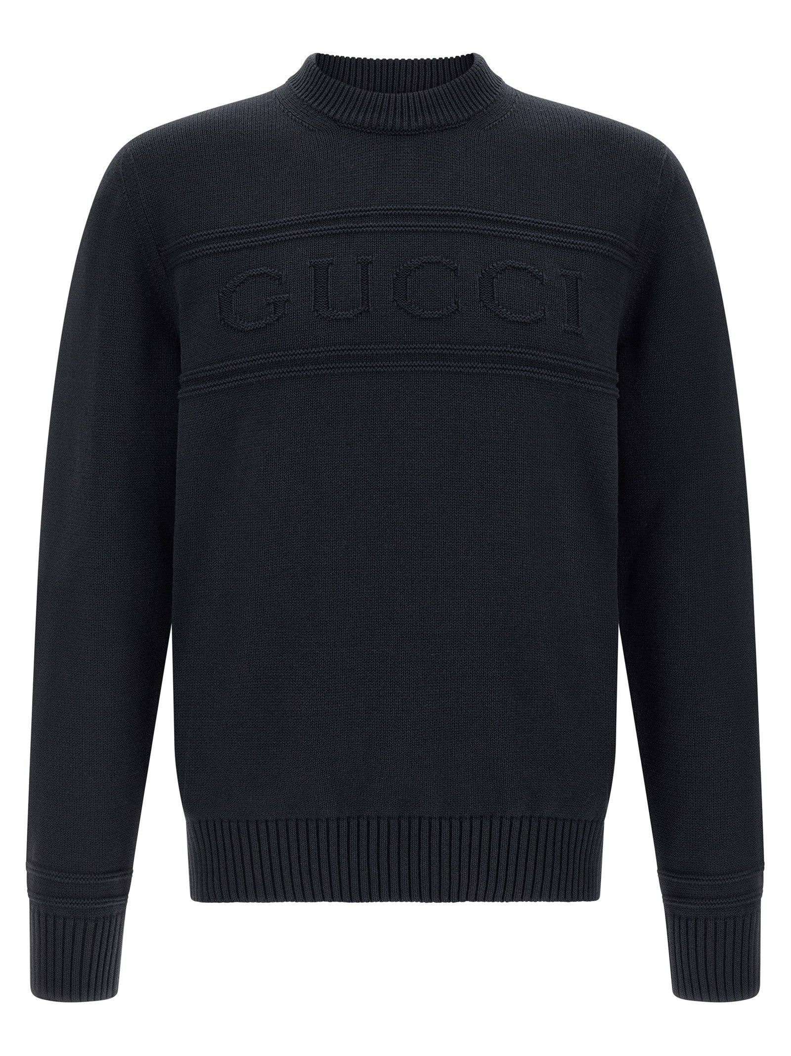 Gucci Gucci Intarsia Sweater Blue