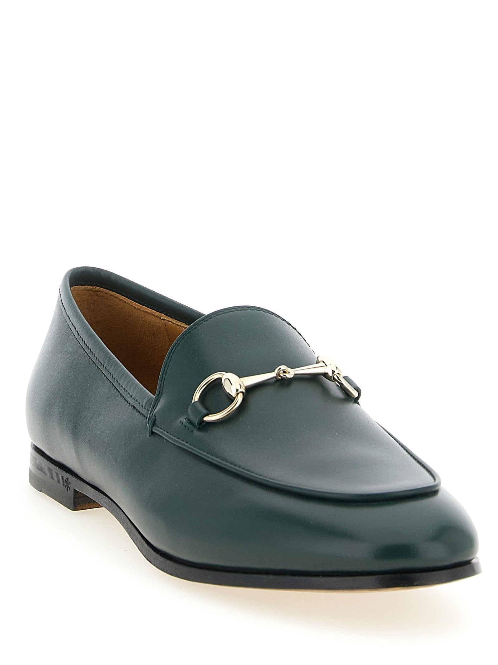 Gucci Gucci Jordaan Loafers Green