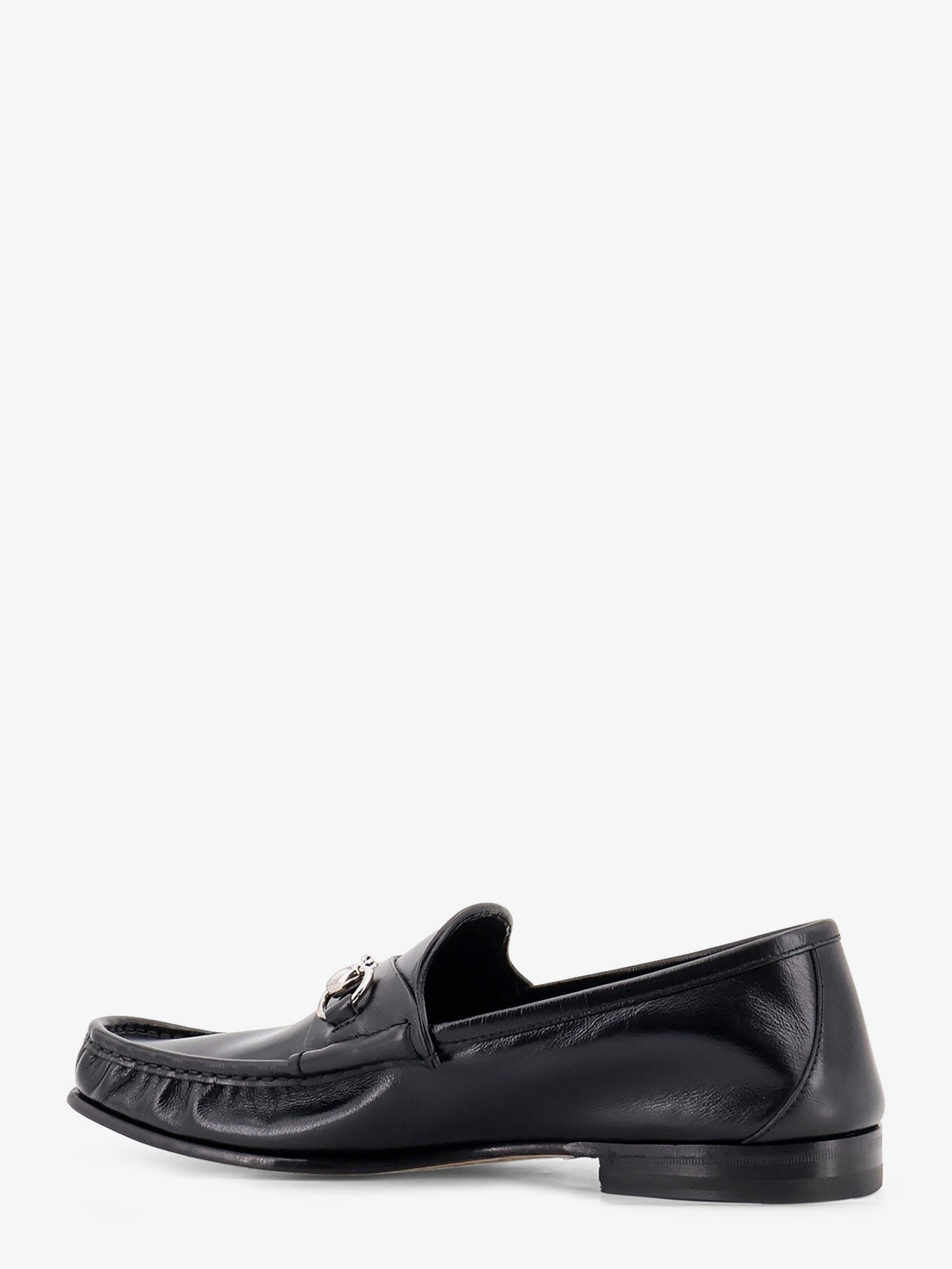 Gucci Men's Gucci Lugano Leather Loafers Black