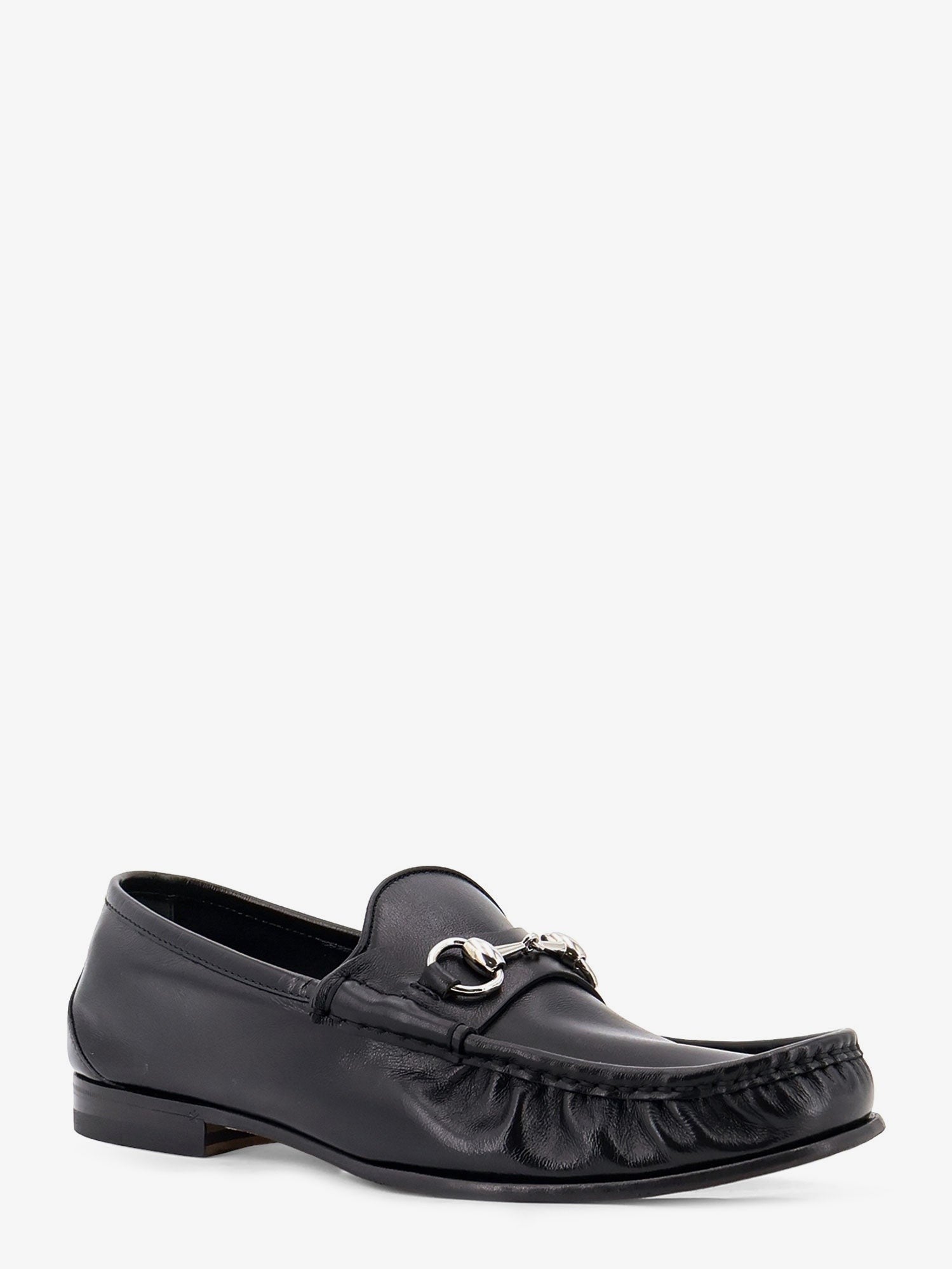 Gucci Men's Gucci Lugano Leather Loafers Black