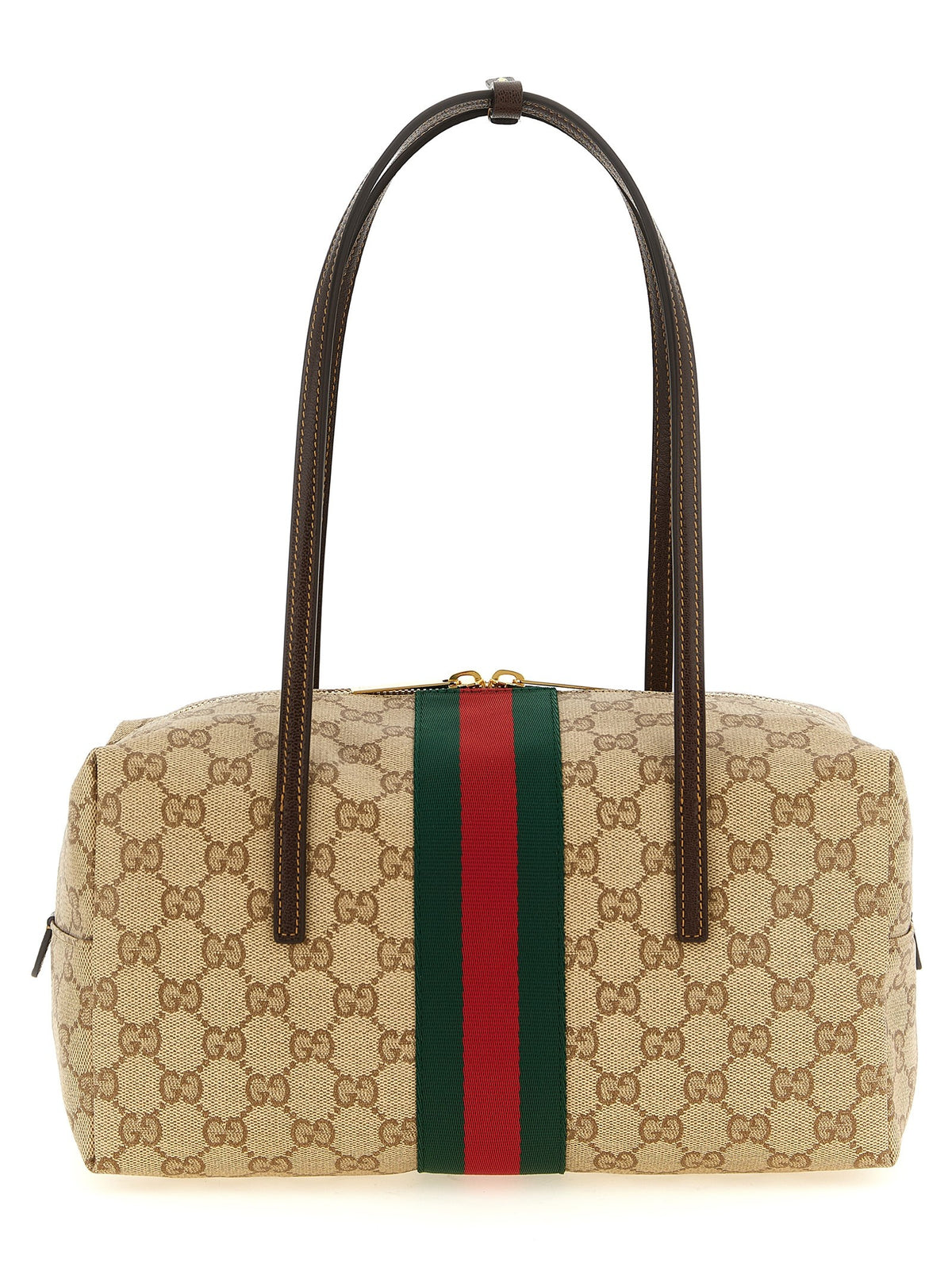 Gucci Gucci Melrose Medium Shoulder Bag Beige