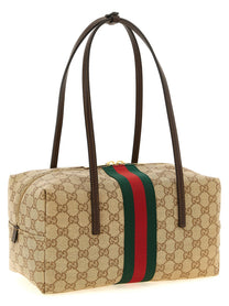 Gucci Gucci Melrose Medium Shoulder Bag Beige